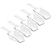 OUNONA 5pcs Mini Clear Plastic Ice Scoop Shovel Scoopers,Bar Ice Scoop, Dry Bin Scoop, Dry Goods Scoop, Candy Scoop, Spice Scoop