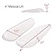 SQHT Orthotics Medial & Lateral Heel Wedge Silicone Insoles for Supination and Pronation, Corrective Adhesive Gel Shoe Inserts for Bow Legs, Foot Alignment, Knock Knee Pain (Transparent+Brown+Black)