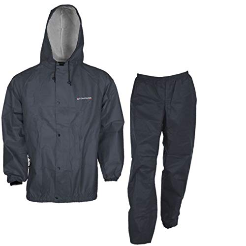 Compass 360 Sport-Lite Packable Rain Suit (Medium, Black)
