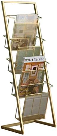 Literature Organisers Magazine Rack Iron Floor Book Rack Baby Bookshelf Children's Picture Book Propaganda Display Rack Newspaper Rack Display Leaflet Book Newspaper Storage Rack