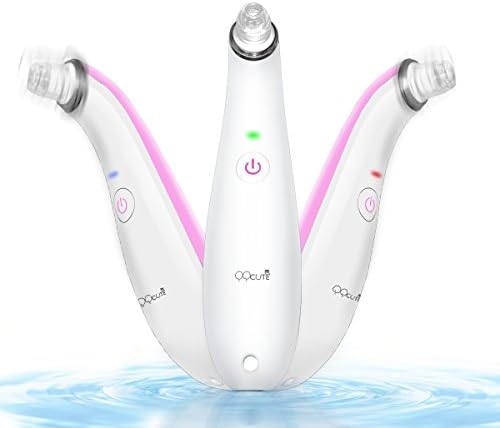 Electric Blackhead Remover, QQCute Comedo Suction Microdermabrasion Machine Rechargeable Facial Pore Cleaner Skin Peeling Machine Comedone Extractor Tool Pink