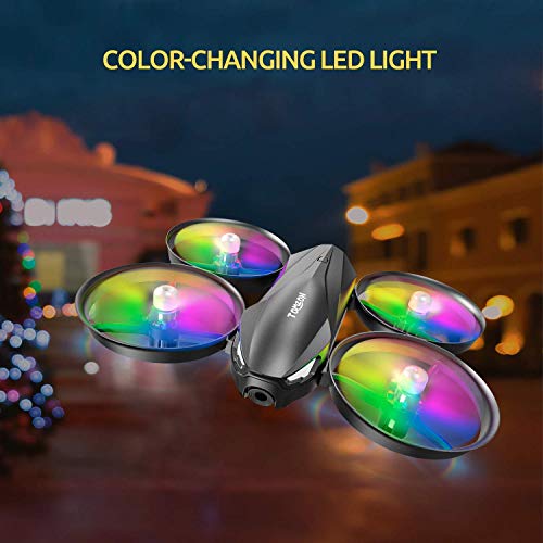 Mini Drone for Kids, A20 Green and A31 LED 7 Color Combo, Easy to Fly Drone for Kids and Beginners, Indoor Outdoor RC… - Image 4