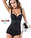 Shinymod Shaperwear Corset Slimming Bodysuit Slimmer Bodybriefer Full Body Shaper Girdles for Women Postpartum Recovery Weight Loss - Flat Tummy Belly Waist Lift Butt Breasts ( Back Pull Style - L)