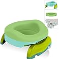 Potette Plus Potty Value Pack: Kalencom 2in1 Potette Plus Portable Potty and Reusable Collapsible Liner for Home Use (Teal/Gr