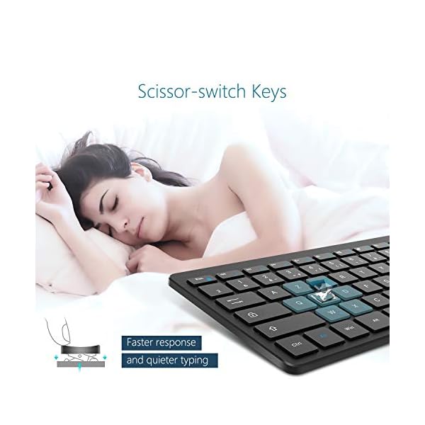 Keyboard-and-Mouse-Jelly-Comb-24G-Wireless-Ultra-Slim-Full-Size-Keyboard-Mouse-Set-Combo-QWERTY-UK-Layout-for-Computer-Laptop-Desktop-with-USB-Ports-Black Keyboard and Mouse, Jelly Comb 2.4G Wireless Ultra Slim Full Size Keyboard & Mouse Set Combo QWERTY UK Layout for…