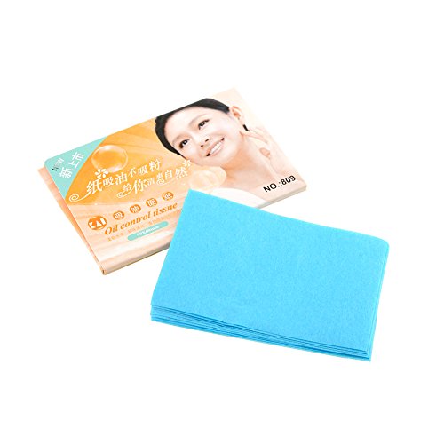 MSmask Facial Oil Absorbing Tissue Portable Oil Control Absorbing Tissue Absorption Film Makeup Blotting