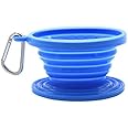 Wolecok Collapsible Pour Over Coffee Dripper,Silicone Reusable Cone Filter Holder for Camping Backpacking Travel
