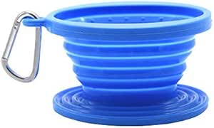 Wolecok Collapsible Pour Over Coffee Dripper,Silicone Reusable Cone Filter Holder for Camping Backpacking Travel