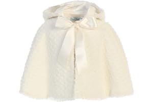 PINK PRINCESS Made in USA - White Cardigan for Girls - Faux Fur Sweaters for Girls - Dress Bolero for Toddler - Baby Kids Shrug