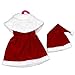 Shero 14-16 Inches Baby Doll's Christmas Dress Suit ( Dress + Hat + Cape )