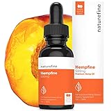 Hemp Oil - (500 MG) Zero THC CBD Oil Cannabidiol - Full Spectrum Hemp Oil - Peach Apricot Flavor - Natural Pain Relief & Anxiety - Hempfine - Proudly Grown & Made in USA