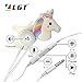 Cartoon Earphones 3D Cute Animal Unicorn Earbuds Best Headphones suitable to Remote and Mic for Apple Samsung HTC Android smartphones Tablets hands-free/in-ear style earbuds of Electronics Wired 3.5mm