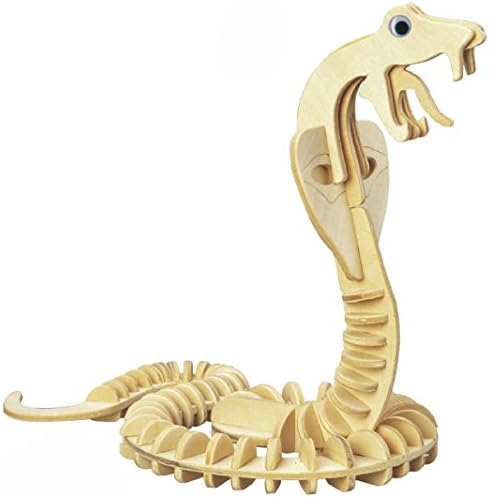 Smilelove 3D Wooden Puzzle--animal Jigsaw Puzzle (Snake)