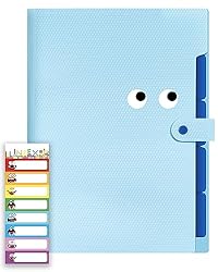 Sooez Cute Folders, 5 Pocket Expanding File Folder