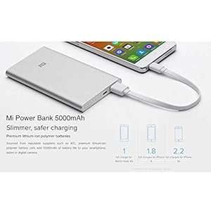 Xiaomi Mi Power Bank 2 VXN4236GL, Batteria esterna 5000mAh, Argento - immagine 4