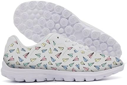 OPERVBAL The Real Me Paper Plane Women's Nmd Trainers Cute White