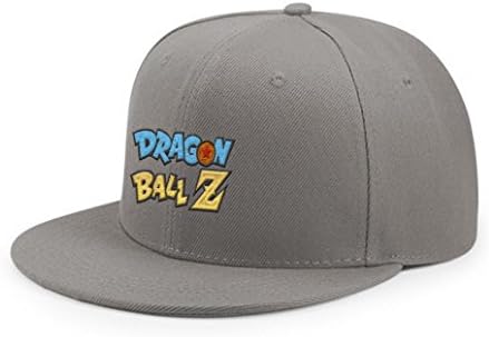 X22X Dragon words Yellow and Red Ball Z Blue Embroidery Adjustable Snapback Baseball Cap Hip Hop Hat Gray