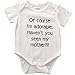 Unisex Baby Rompers Boys Short Sleeve Jumpsuit White Outfits Girls Clothes (6-12M, White)