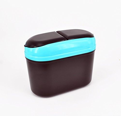 Funplaza Trash Can Car Auto Garbage Rubbish Holder Bin Dust Case Mini Vehicle Box Bag (Blue)