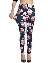 Leggings para dama con estampado regular y talla grande