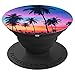 Tropical Paradise Sunset Beach Palm Trees Gift - PopSockets Grip and Stand for Phones and Tablets