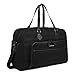 ECOSUSI Weekender Bag Travel Duffle Bag Overnight Bag Carry-on with Trolley Sleeve Fit up to 15.6 Inch Laptop for Women, Black