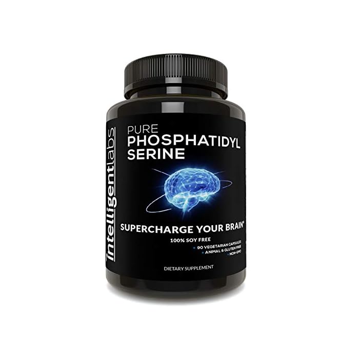 Intelligent Labs Phosphatidylserine 100mg, 100% Soy Free Pure Phosphatidylserine