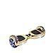 UL2272 Certified Hoverboard with Bluetooth Speaker and LED Lights Smart Self Balancing Scooter Personal Adult Transporter- Chrome Gold