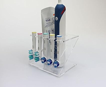 Soporte de cabezal de cepillo eléctrico para dientes soporte para 5 x cabeza de cepillo (