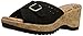 Skechers Cali Women's Bohemias Wedge Sandal, Black, 8 M US