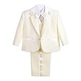 Dressy Daisy Baby Boy' 5 Pcs Set Formal Tuxedo