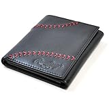 Rawlings Men's Baseball Stitch Trifold, Black