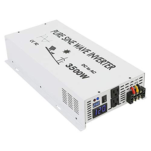 WZRELB 3500W High Frequency 24V 120V Off Grid DC AC Voltage Converter Home Powe…