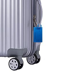 8 Packs Colorful Flexible Travel Luggage Tags for