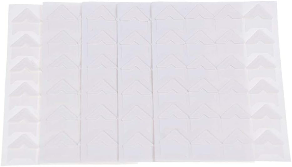 TUANTUAN 120 Pcs Self Adhesive Paper Photo Foto Corner Stickers for DIY Scrapbooking, Picture Album, Personal Journal, Dairy