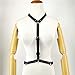 Women's Punk Waist Belt Body Chain Faux Leather Harness Adjustable with Buckles and O-Rings(LB-25)