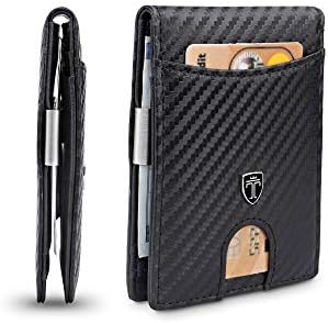 RFID Blocking Stainless Steel Credit Card Holder – Slim Travel Money Wallet