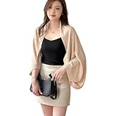 CULIWATE Faux Cashmere Warm DualPurpose Shawl Scarf Cardigan Women's Winter Soft Lightweight Shrug Wraps with Sleeves