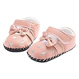 Voberry Infant Toddlers Baby Girls Soft Soled Embroidered Crib Shoes (0~6 Month, C)
