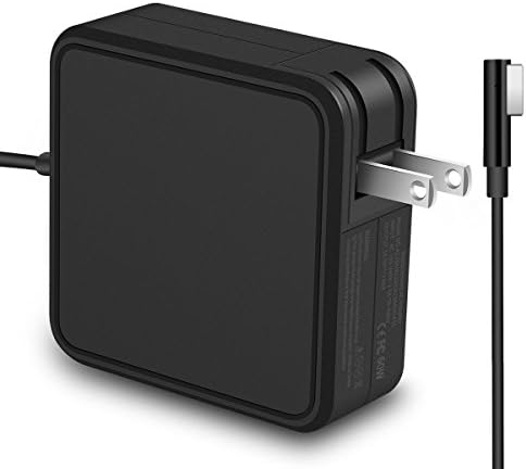 LINKMARK 60W Power Adapter Laptop Charger with L-tip Magnetic Connector for MacBook and 13-inch MacBook Pro (Before Mid 2012) Black