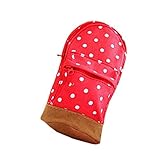 Fashion Mini School Bag Pen Case Student's Canvas Pencil Case Children Pen Bag (Red Dot)