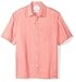 28 Palms Men's Relaxed-Fit Short-Sleeve 100% Linen Shirt