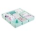mDesign Baby Nursery Dresser Drawer & Closet Organizer Tray for Clothing, Socks, Bibs - 7 Sections, Light Mint