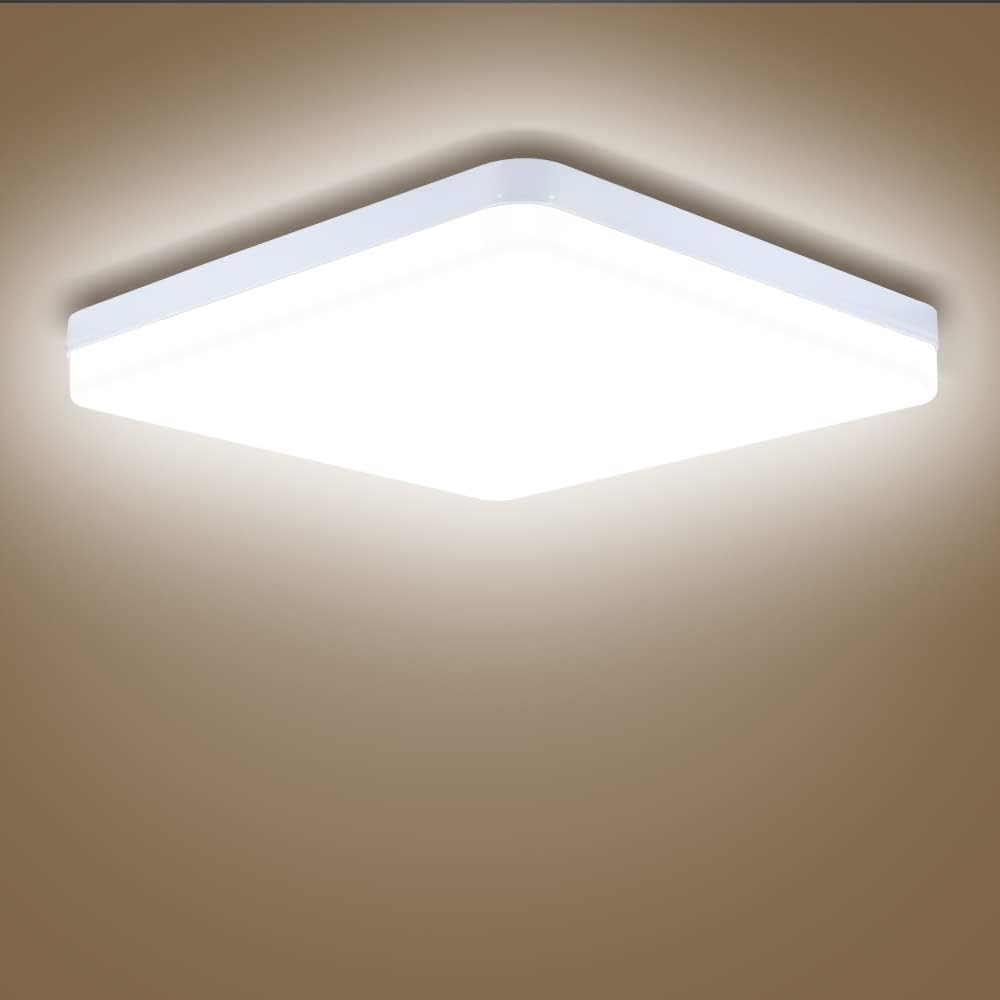 SUNZOS 36W LED Ceiling Light 4250LM Natural White 4000K Kitchen Living