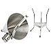 COLIBROX Confectionery Funnel Stainless Steel Funnel With Three Nozzles And Stand Professional Commercial Cake Decorating Tool Funnel