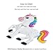 Teething Toys Gifts - HAOBAOBEI Infant Unicorn Teether Toys, Natural Organic Freezer Safe for Infants and Toddlers, Silicone Baby Teethers(1Pack-White)