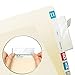 Tabbies 58385 Protector, Top Tab Folder, 3 1/2 x 2, Clear, 500/BX