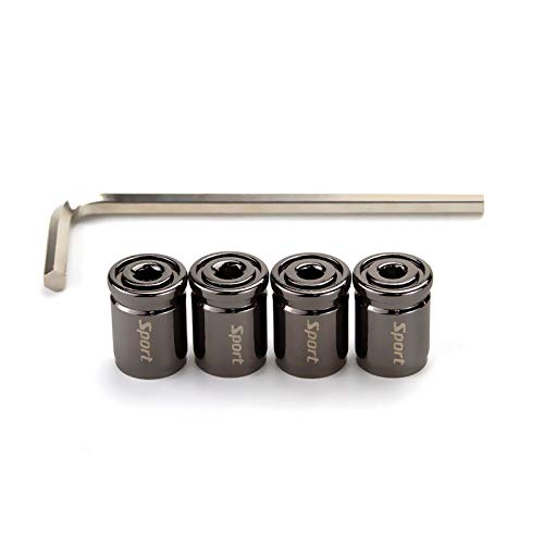 image for MonboAuto Car Tire Valve Stem Caps - 4PCS Auto Wheel Tyre Air Stems Co