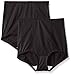 Hanes womens Light Control Tummy Control Mhh091 2-pack shapewear briefs, Black, Large US