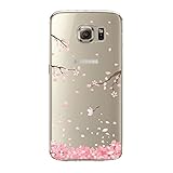 Urberry Galaxy S8 Case, S8 Soft Case, Spring Flower Case Cover for Samsung Galaxy S8 with a Free Screen Protector